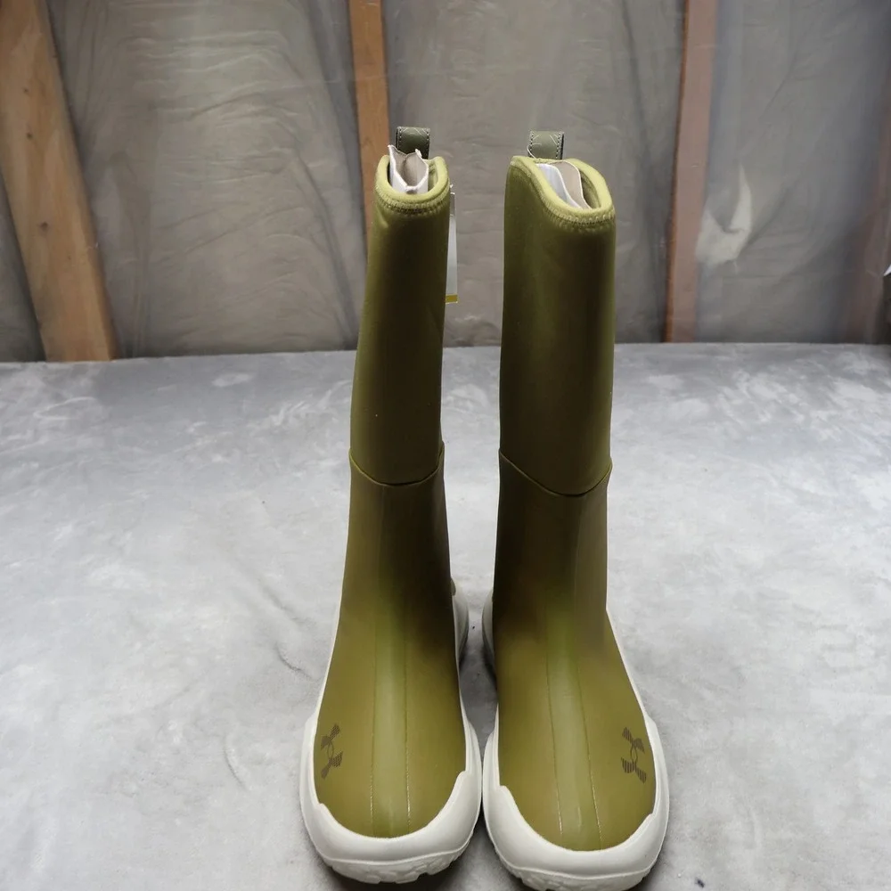 Under Armour Men 9 Hunting Boots Green Mud Freek Waterproof Pull On Rubber NEW
